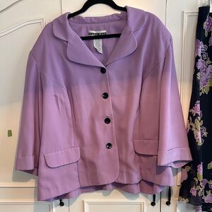 Dana Kay Women's Lavender Blazer and skirt